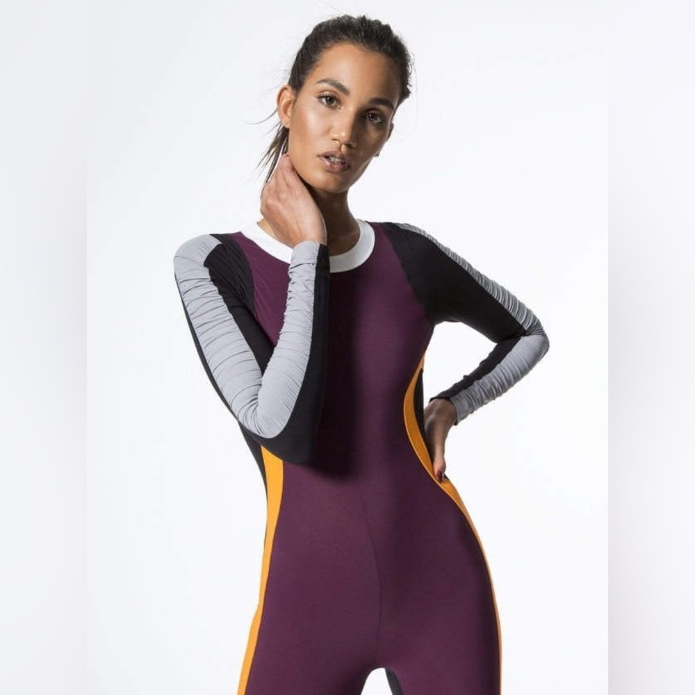 No Ka Oi Jumpsuit BNWT Stylish Multicolor Long Sleeve Bodysuit Size 00